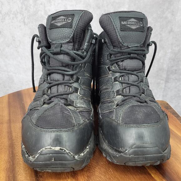 Merrell Moab 2 Tactical Combat Boots Mens 8 Black Waterproof Military‎ Shoes main image 11